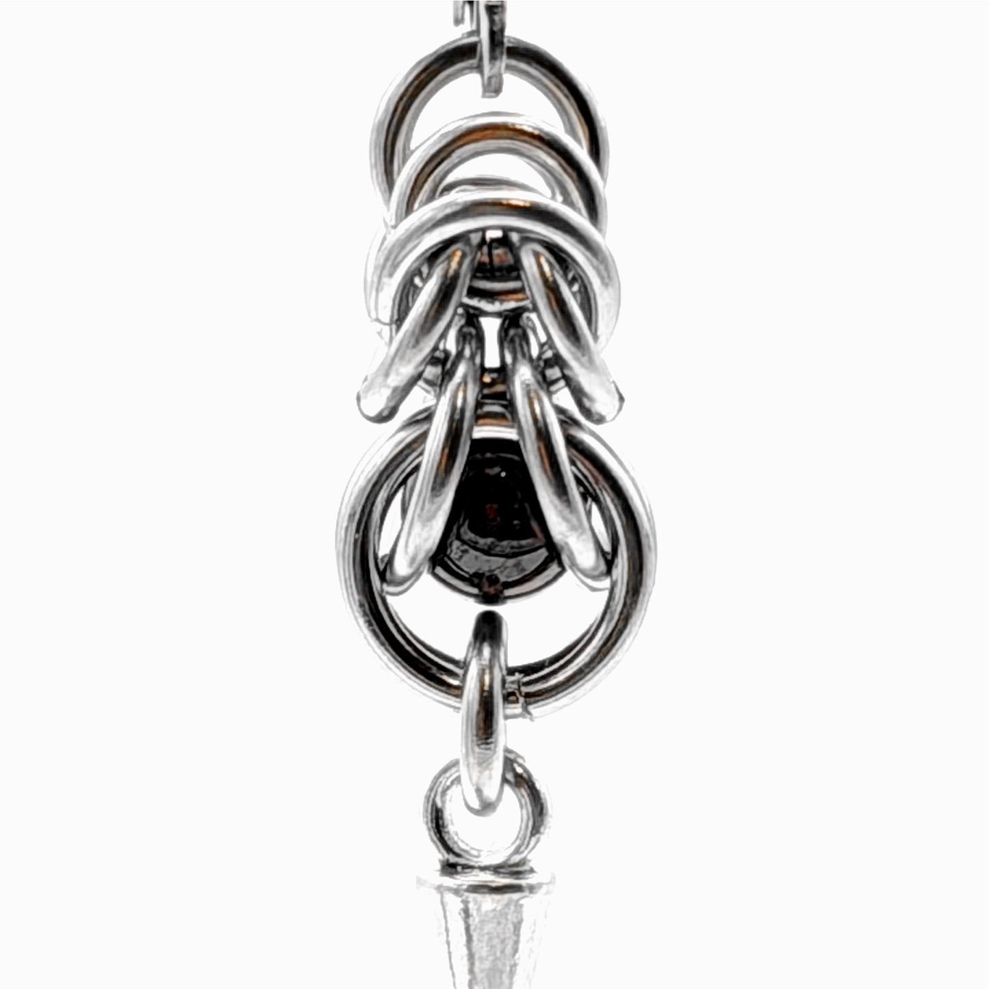 Captive - Red Garnet Earrings