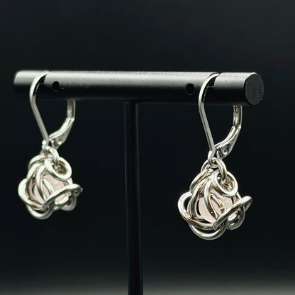 Captive - Rose Quartz Earrings